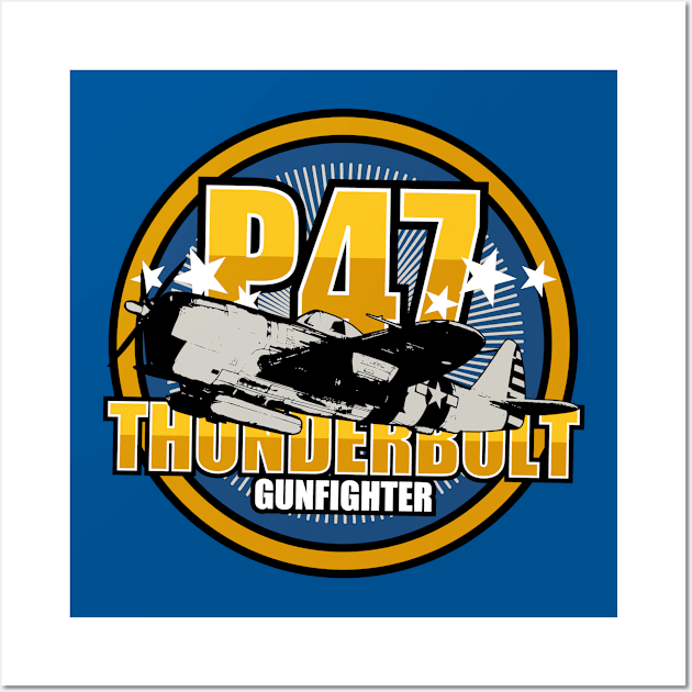 P-47 Thunderbolt Wall Art by TCP